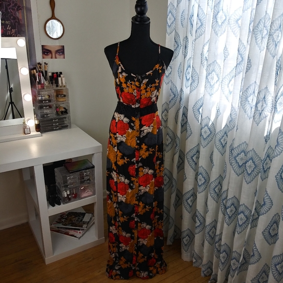 Volcom Floral Maxi Dress - Picture 1 of 8